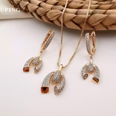 نیم ست وسط نگین