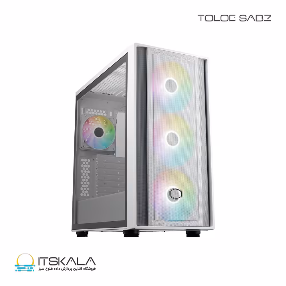 کیس کولر مستر COOLER MASTER MASTERBOX 600 (White)