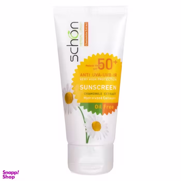 کرم ضد آفتاب شون با SPF50 مدل Chamomile Extract حجم 50 میلی‌ لیتر