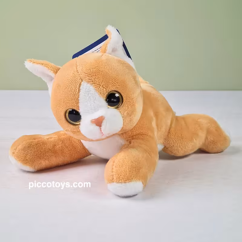 عروسک پولیشی گربه حنایی کد P/AF100239/B