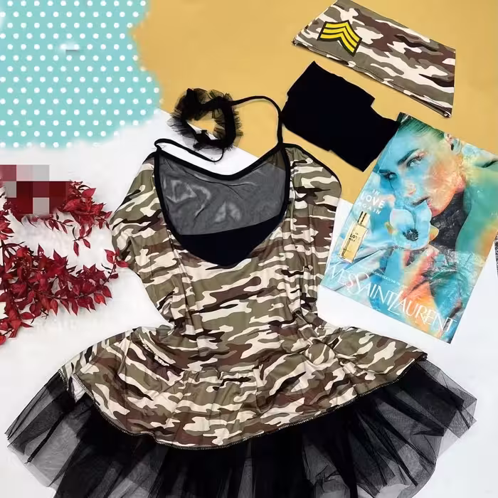 محصول جدید ماه بانو کاستوم ارتشی کد 072