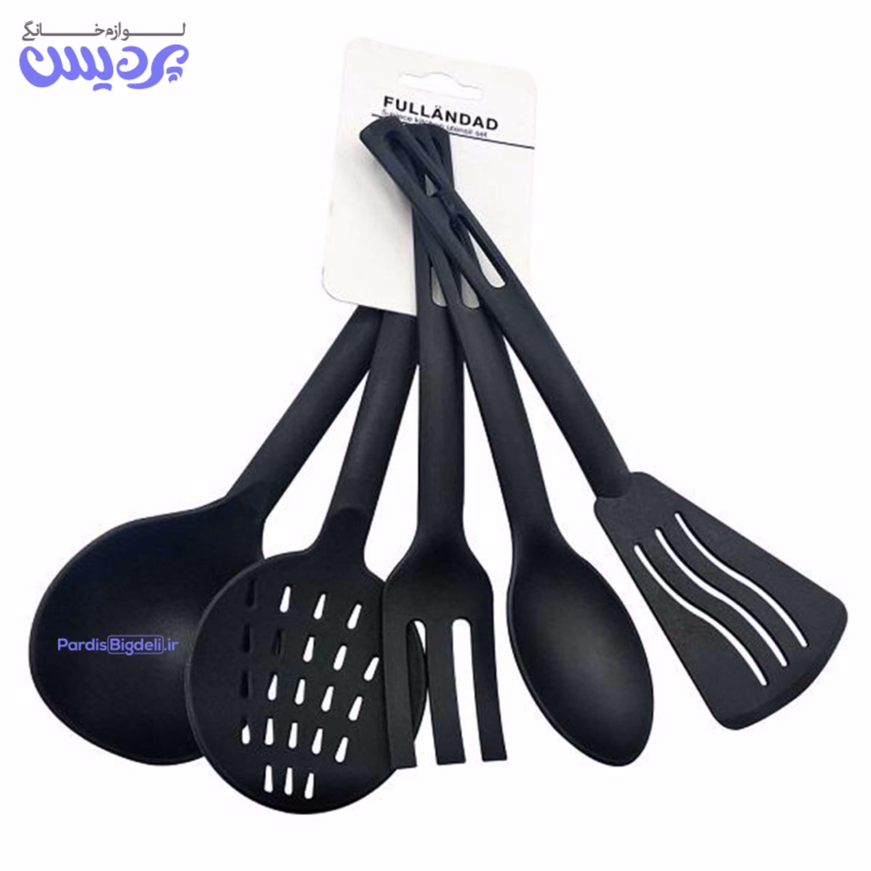 سرویس 5 پارچه کفگیر و ملاقه ایکیا مدل فولنداد 