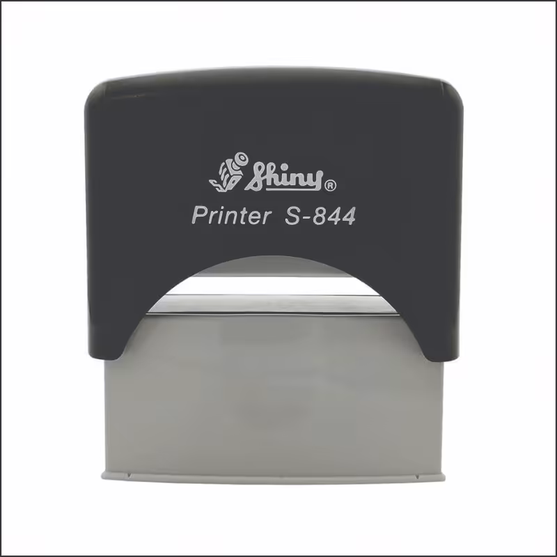 مهر اتوماتیک شاینی اس844 ابعاد پرینت 25در58 میلیمتر