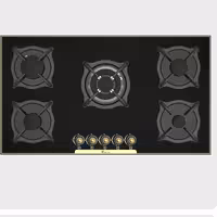 اجاق گاز 5شعله شیشه ای بیمکث مدل 5087