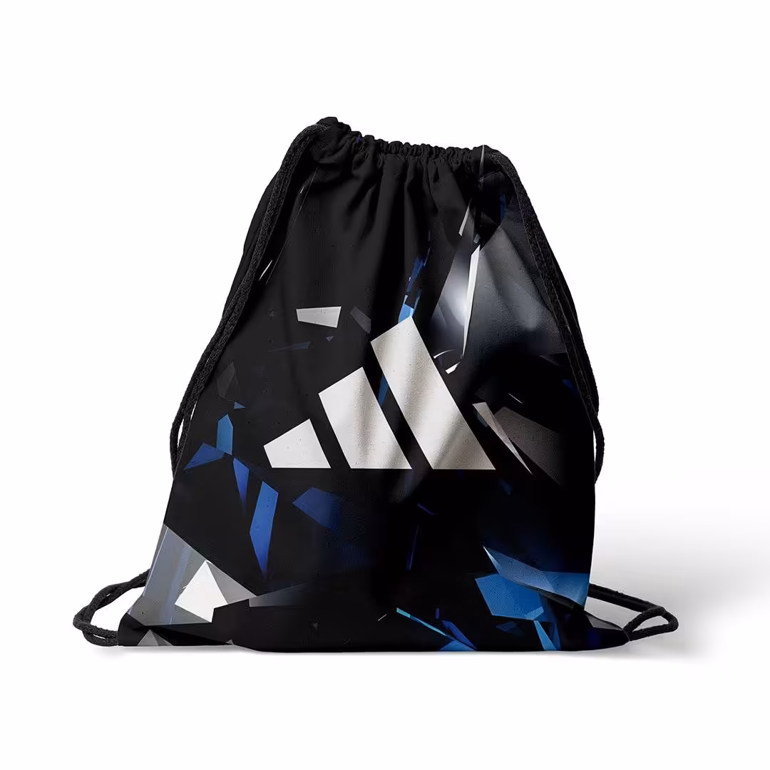 شوزبگ طرح دار پارچه برزنت اعلا چاپ سابلیمیشن طرح  آدیداس