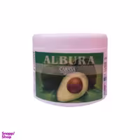 ماسک مو آلبورا (Albura) مدل Carasa حاوی روغن آووکادو حجم 550 میلی‌ لیتر