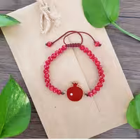 دستبند انار مینا کاری 28عددی