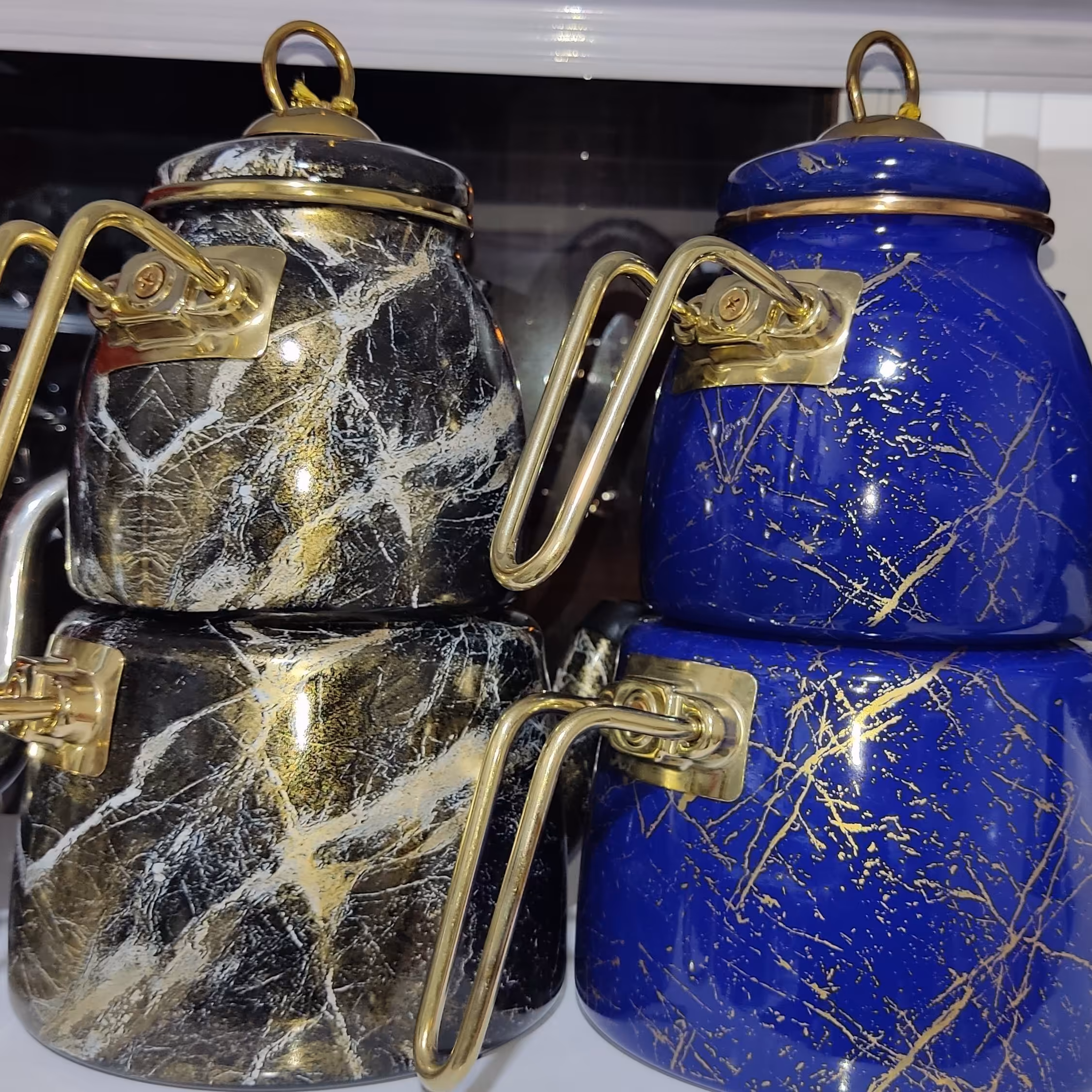 کتری و قوری لعابی برند پاچی