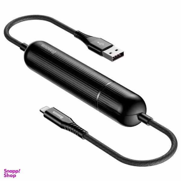 کابل تبدیل USB به لایتنینگ و پاوربانک باسیوس مدل ENERGY به طول 1.2 متر