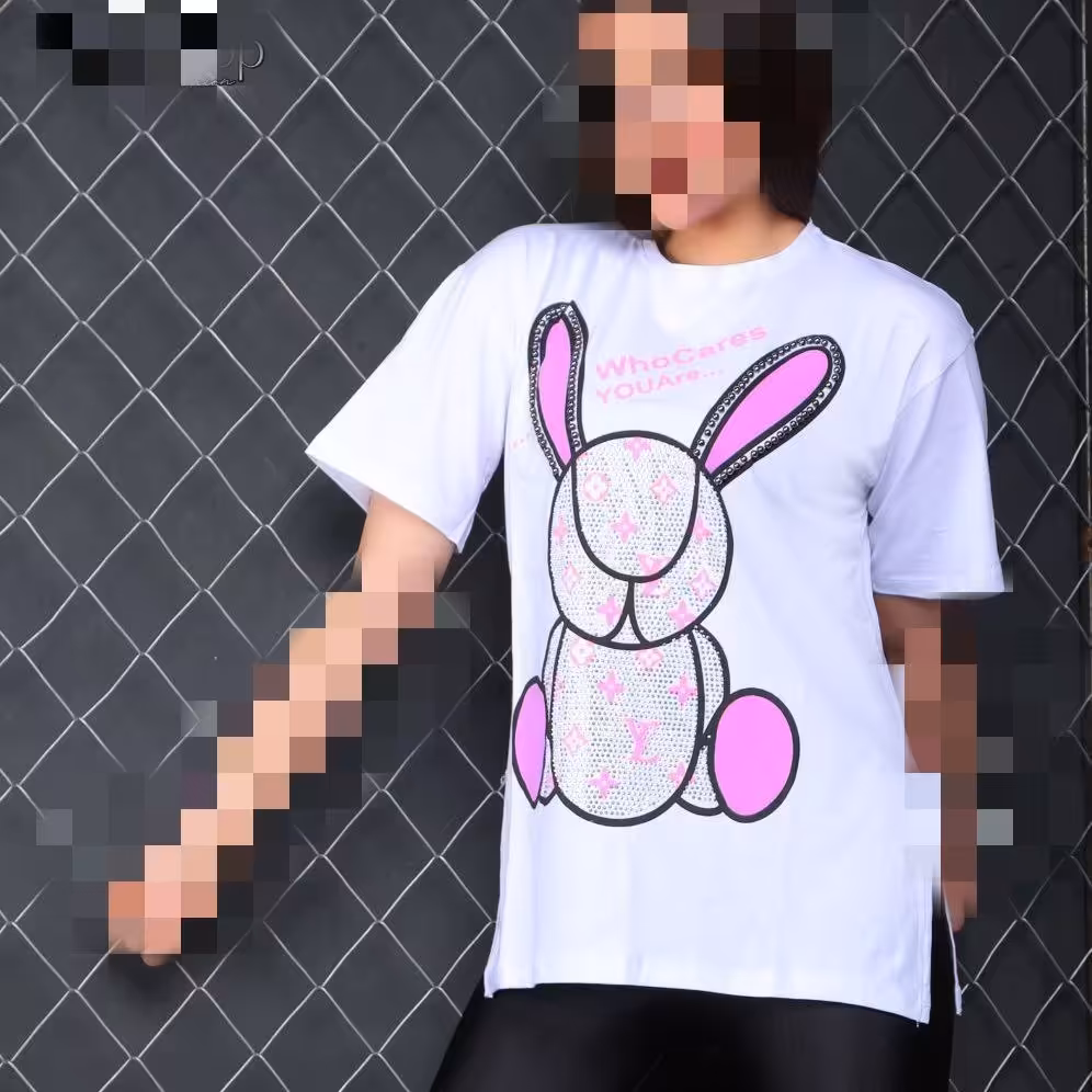 تیشرت خرگوش نگین دار