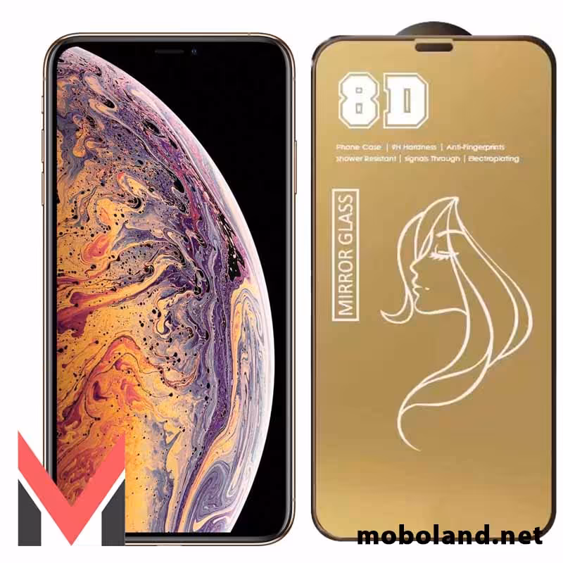 قیمت گلس تمام صفحه آینه ای اپل آیفون iPhone XS Max - موبولند