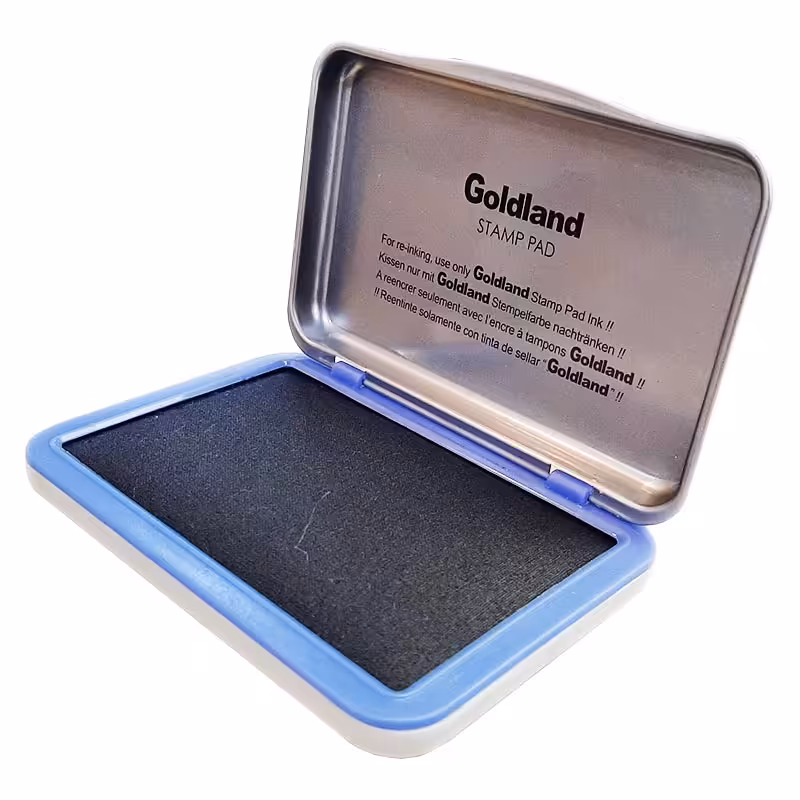 خرید استامپ فلزی آبی کوروش سایز متوسط