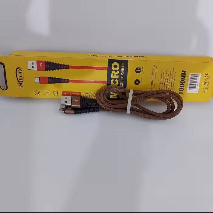 کابل تبدیل USB به micro میکرو مارک شیگو  بسیار مقاوم