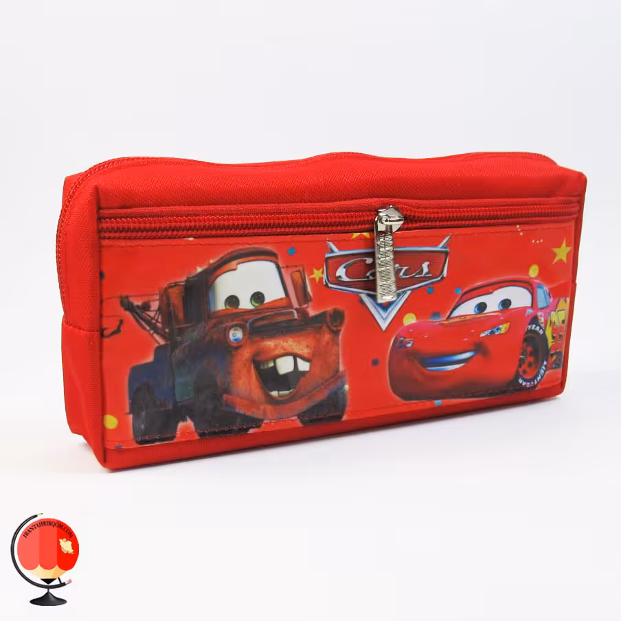 جامدادی پسرانه دوزیپ طرح ماشین ها