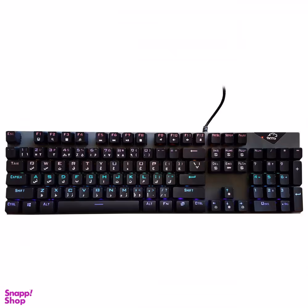 کیبورد تسکو (Tsco) مدل Gk 8130 رنگ مشکی
