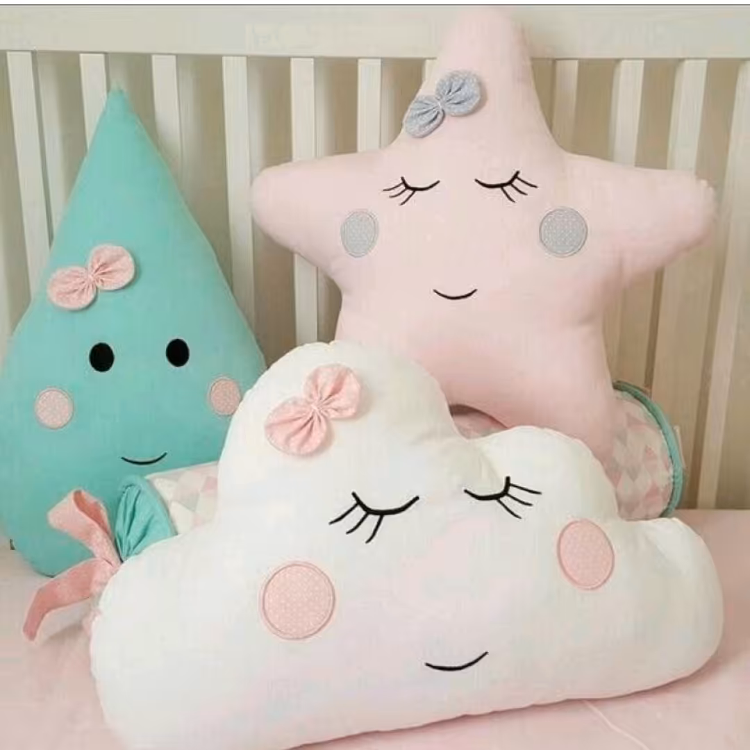 کوسن و گارد تخت نمدی  نوزاد ،کوسن نوزادی ،کوسن عروسکی مناسب سیسمونیو اتاق کودک  هر عدد 115000