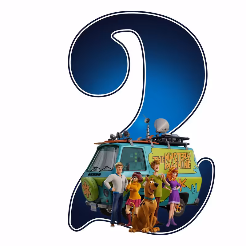 استند رومیزی تولد مدل عدد 2 طرح اسکوبی دو کد 1735