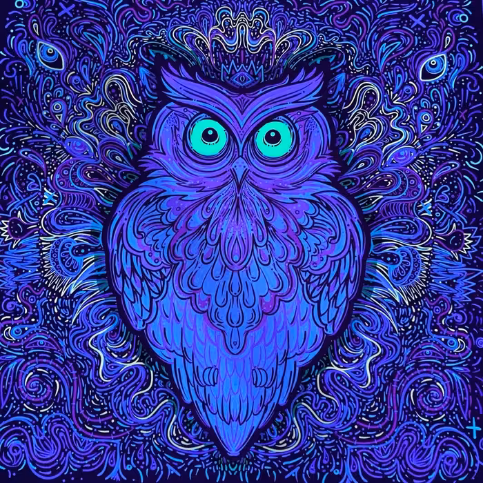 بک دراپ بلک لایت (فلورسنت) طرح شماره 10