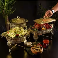 سوفله خوری طلایی با شیشه نشکن