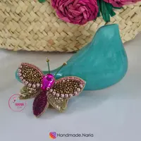 گلسینه جواهردوزی پروانه G17