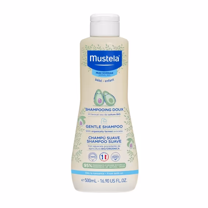 شامپو سر 500 میل بچه با عصاره آووکادو موستلا MUSTELA