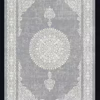 گبه فانتزی طوسی مدرن طرح وینتچ 500 شانه 4 متری