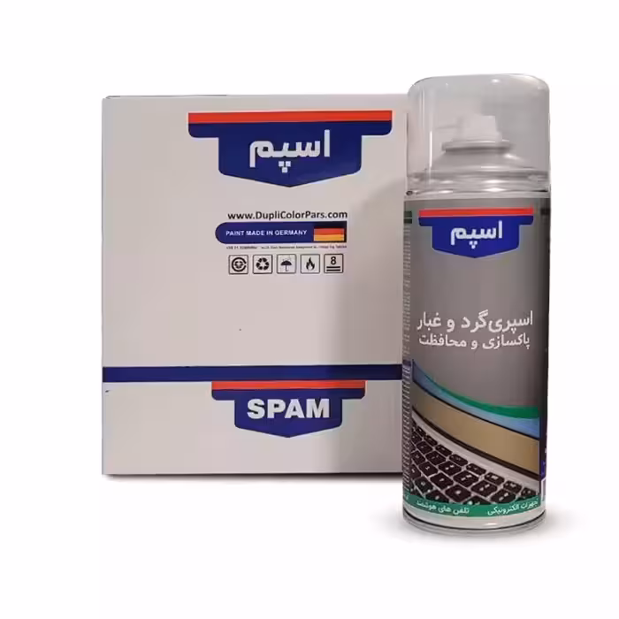 اسپری پاک کننده گردوغبار کیبورد دوپلی کالر 400 میل مدل اسپم کارتن 6 عددی
