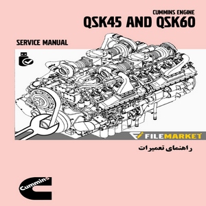 راهنماي تعميرات موتور کامينز سری QSK45 and QSK60