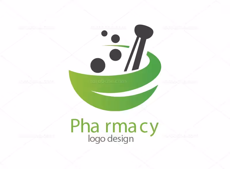 وکتور لوگو خلاقانه طب سنتی | گرافیک با طعم تربچه