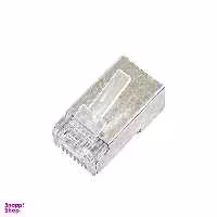 سوکت شبکه CAT6 امپ مدل STP بسته 100 عددی