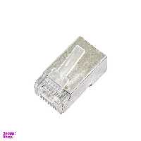 سوکت شبکه CAT6 امپ مدل STP بسته 100 عددی