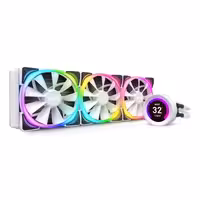 خنک کننده مایع پردازنده ان زی ایکس تی مدل Kraken Z73 White RGB 360mm