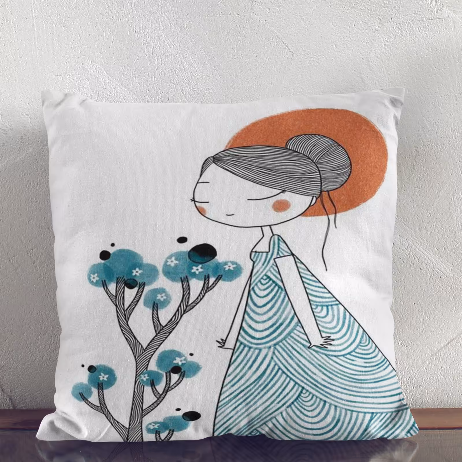 کاور کوسن های طرح دختر زیبا و جذاب مناسب برای هر سلیقه و هر خونه ای با طرح های متنوع و خاص