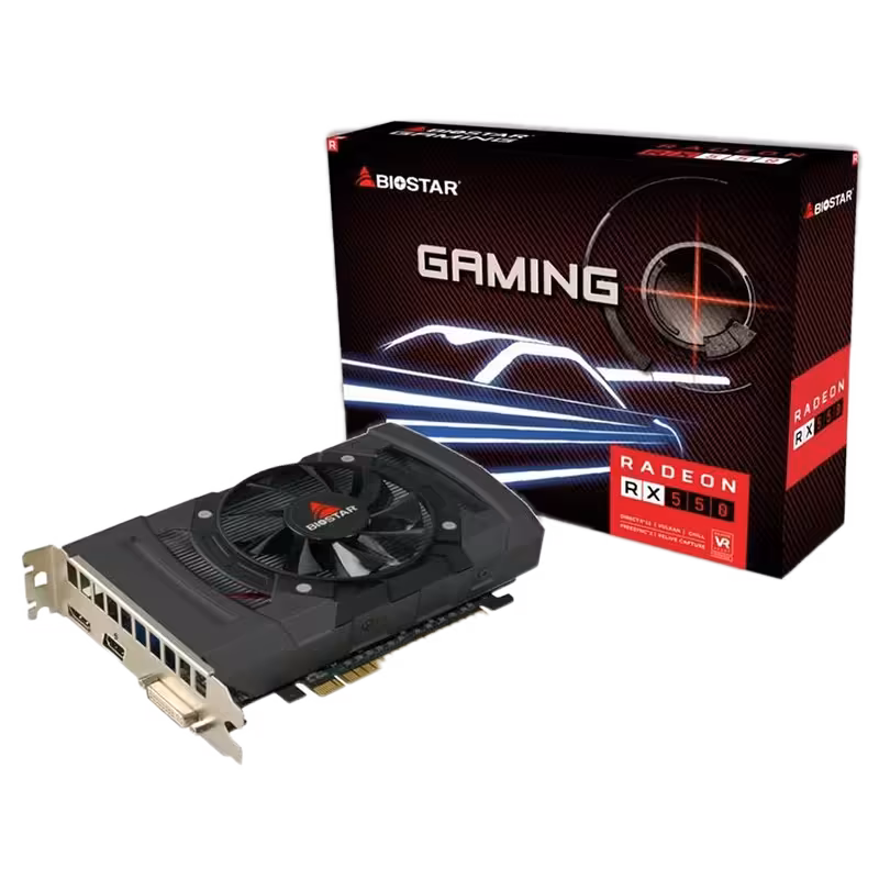 کارت گرافیک BIOSTAR Radeon RX550 4G | آی تی هوم