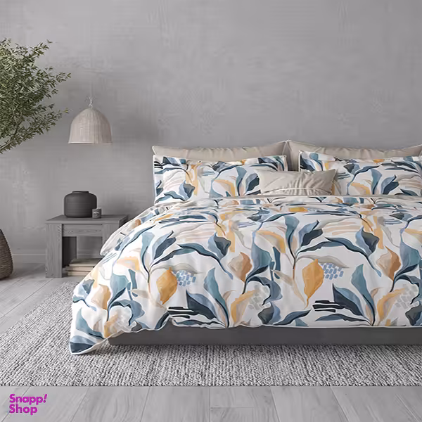 سرویس لحاف دو نفره 7 تکه دنزو کد 1400149 سایز 180×200 سانتی متر