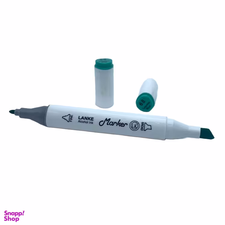 ماژیک راندو دو سر لانک کد 68 رنگ Turquoise Blue