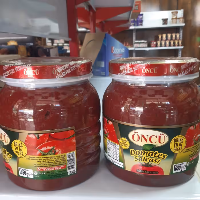 رب گوجه Oncuوزن خالص 1650 گرم بسیار غلیظ و خوشرنگ