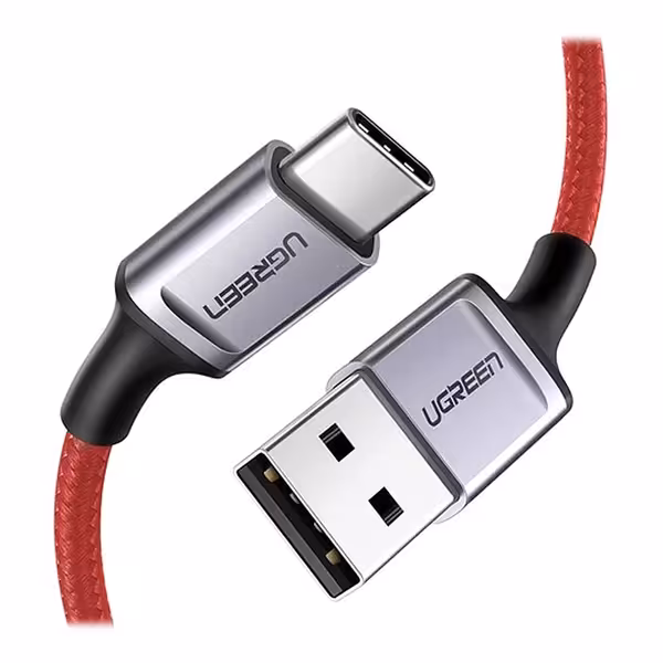 کابل تبدیل USB-C Male یوگرین به USB 2.0 A Male 6A Data مدل US505 کد 20527