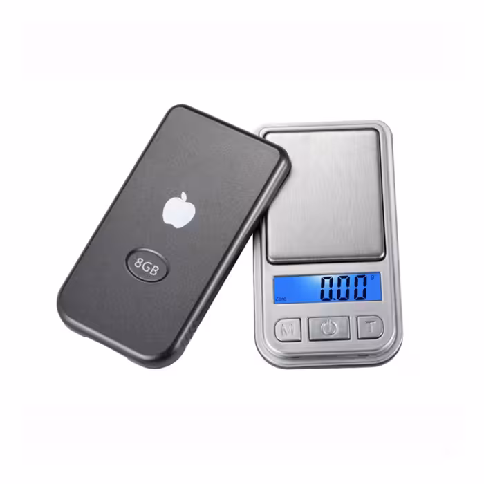 ترازو دیجیتال 200gr گرمی جیبی طرح MP3