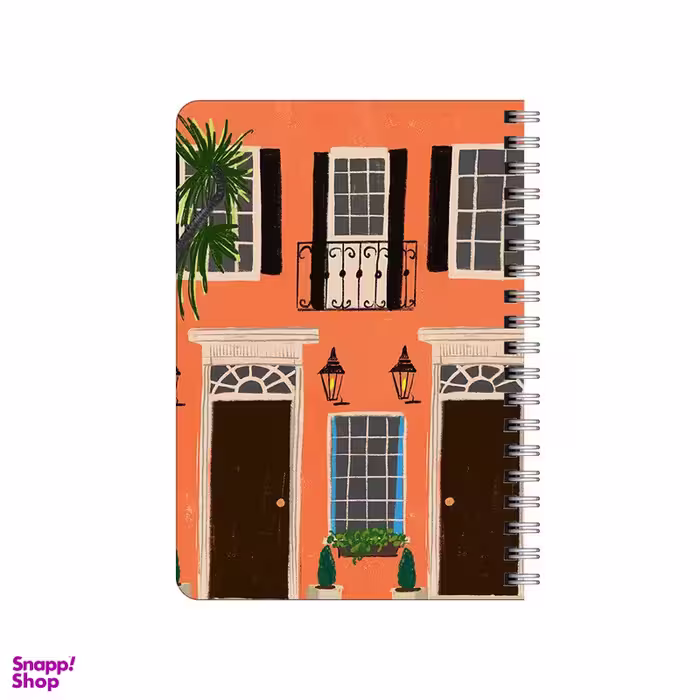 دفترچه یادداشت بامبیلیپ مدل چوبی طرح منظره خانه کد 4176649