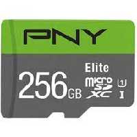 کارت میکرو اس دی PNY Elite به همراه آداپتور &#8211; 256 گیگابایت