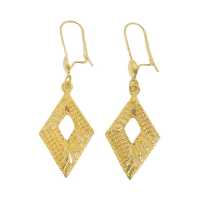 گوشواره طرح طلا زنانه لوزی سبک و طراحی زیبا 