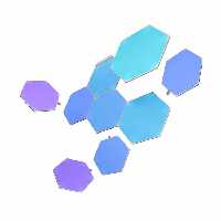 خرید کیت هوشمند روشنایی 15 تکه نانولیف مدل Nanoleaf Hexagon Smarter Kit با بهترین قیمت