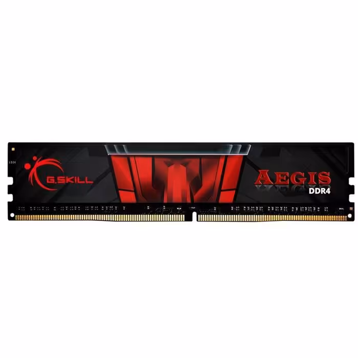 رم کامپیوتر DDR4 تک کاناله 3000 مگاهرتز CL16 جی اسکیل مدل AEGIS ظرفیت 16 گیگابایت