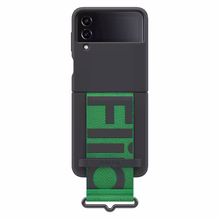 کاور سیلیکونی زد فلیپ 4 سامسونگ با بند Z Flip4 Silicone Cover with Strap