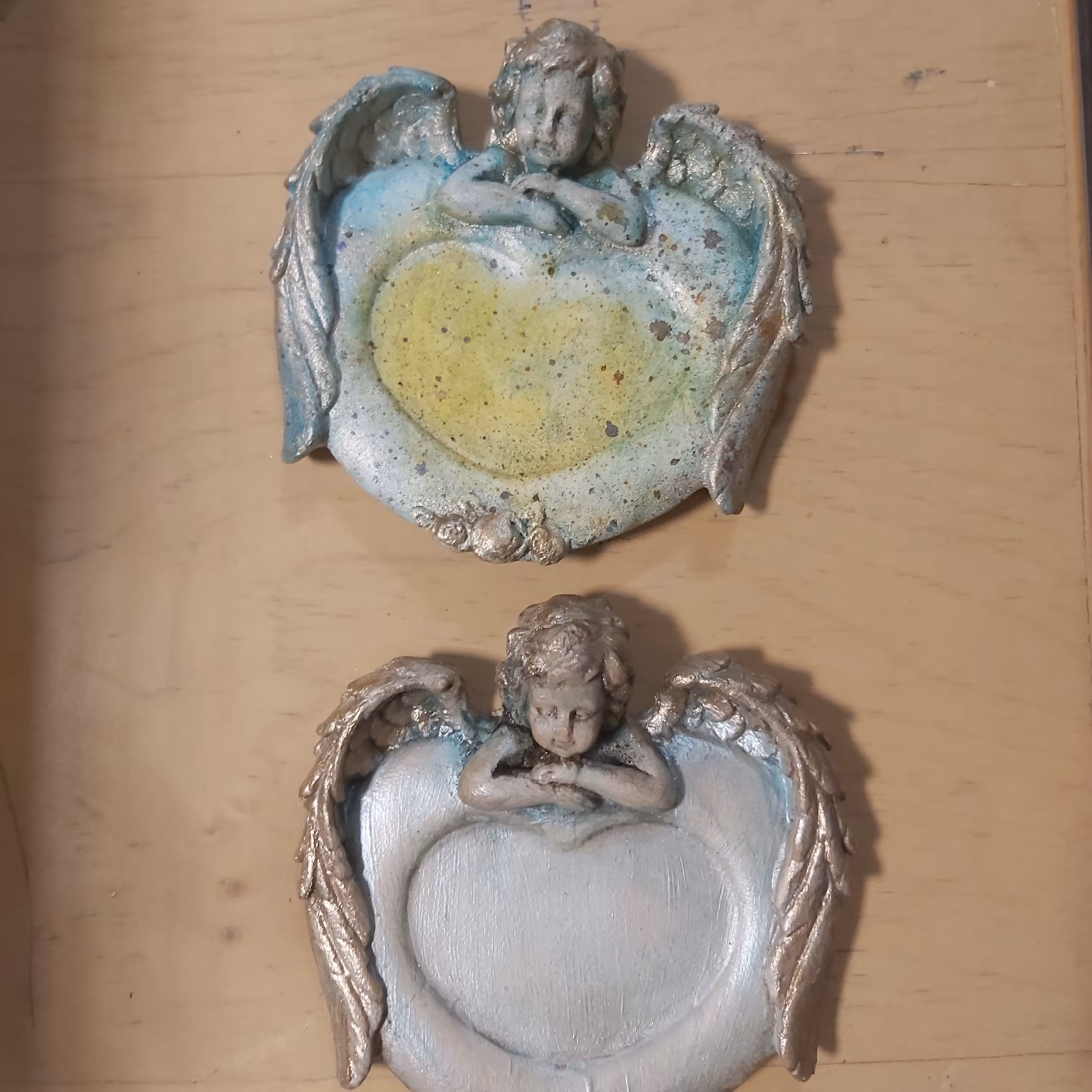 جا وارمر و شمع پتینه شده  از جنس بتن