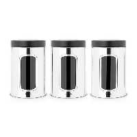 بانکه پنجره دار استیل برابانتیا (Brabantia) پک 3 تایی