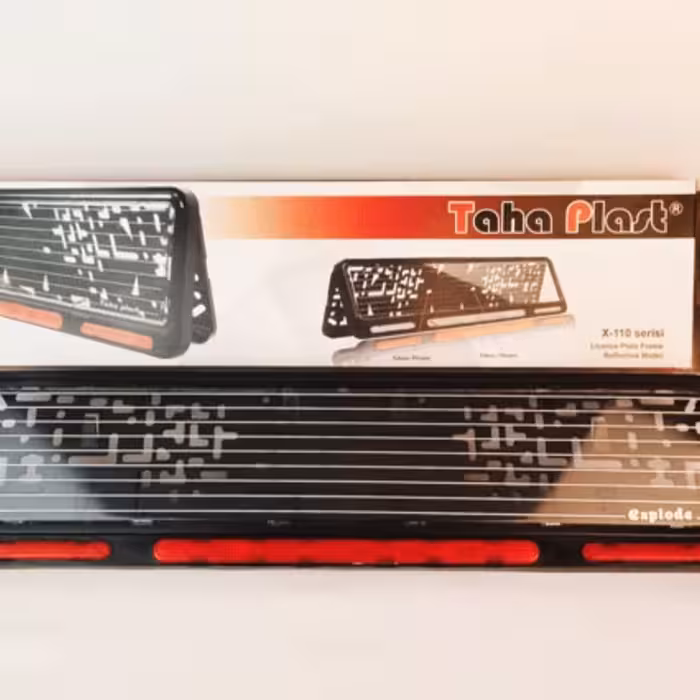 قاب پلاک طلق دار.پک 2 عددی