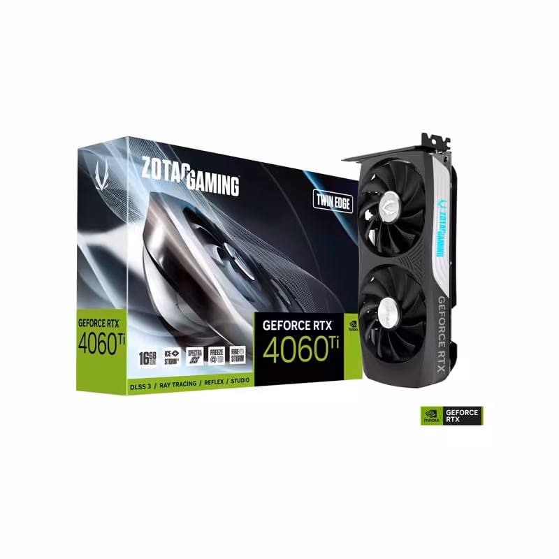 خرید کارت گرافیک زوتاک ZOTAC GAMING GeForce RTX 4060 Ti 16GB Twin Edge با بهترین قیمت
