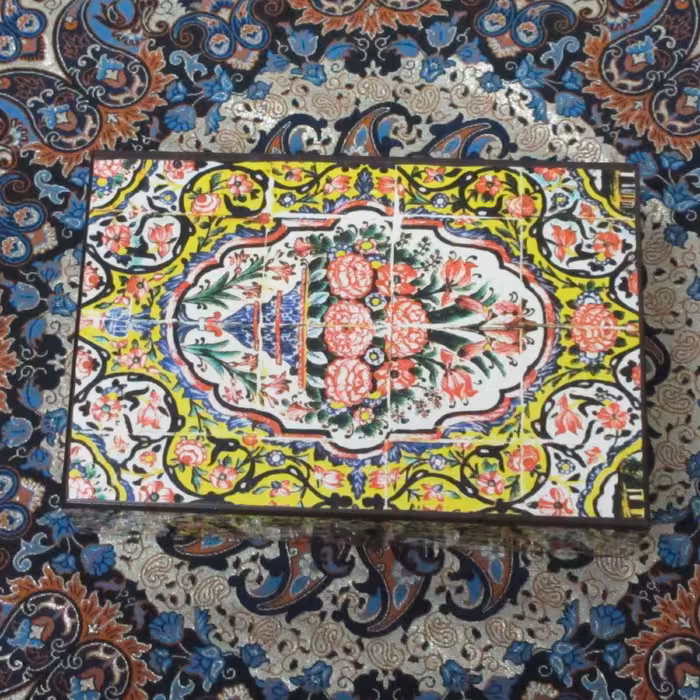 جعبه دمنوش سنتی ضد آب مستطیلی 20 در 30 طرح 4